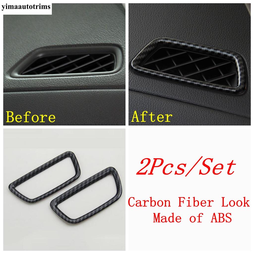 Carbon Fiber Accessories For Honda CRV CR-V 2012 - 2016 Dashboard Air Vent Gear Panel Handle Bowl Head Light Cover Trim Interior