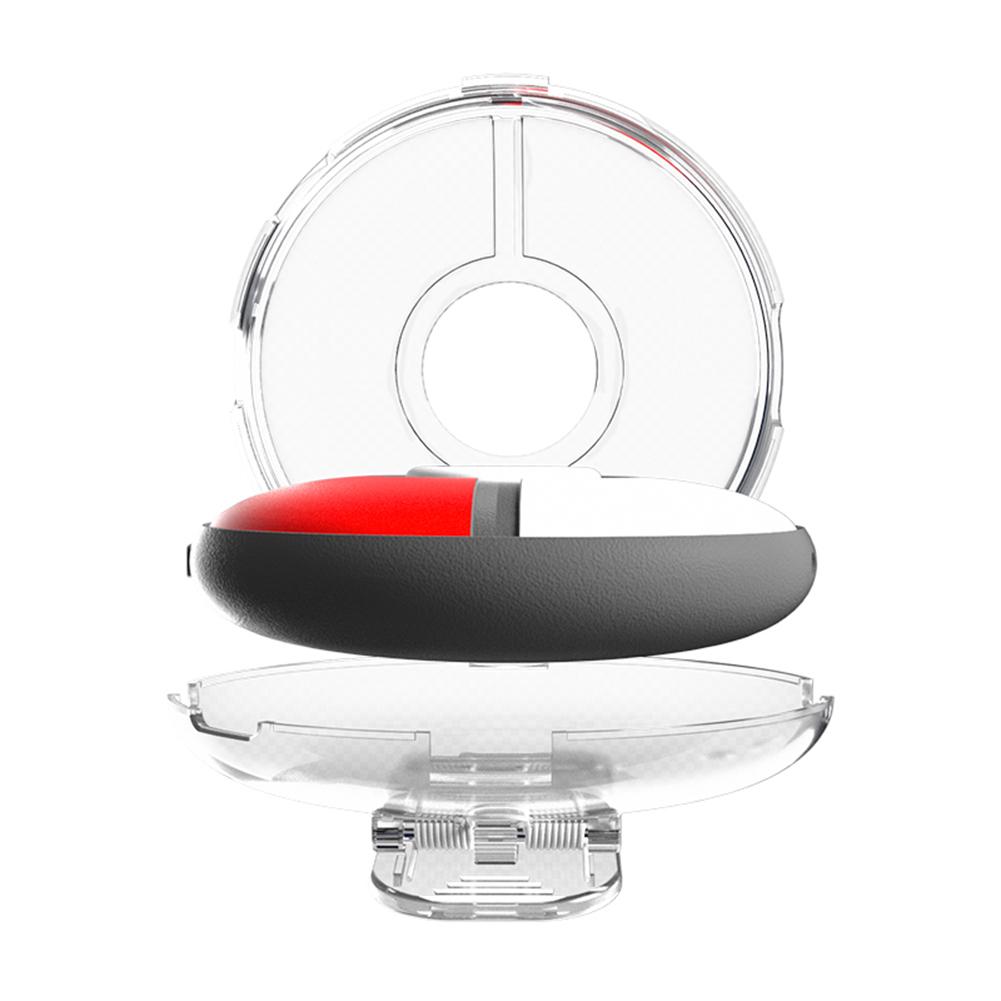 Ochranné pouzdro pro Pokémon GO Plus + 2023, průhledné pevné pouzdro pro Poke Ball Go Plus s krytkami na knoflíky a sponou na zápěstí - 1 balení