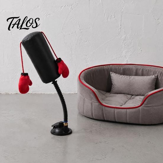 Stress Relief Toys for Anxious Cats Cat Punching Bag Toy, Interactive Punch Toy with Dangling Boxing Gloves, Suction Portable Entertainment