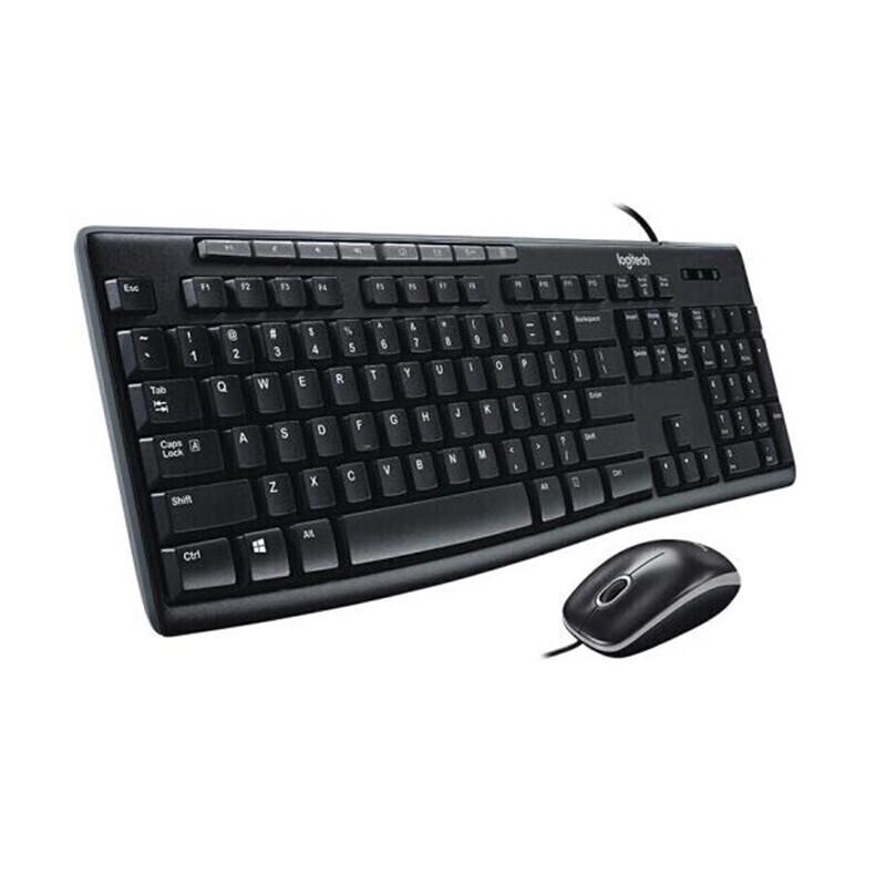 Logitech MK200 Wired Multimedia Keyboard and Mouse Combo