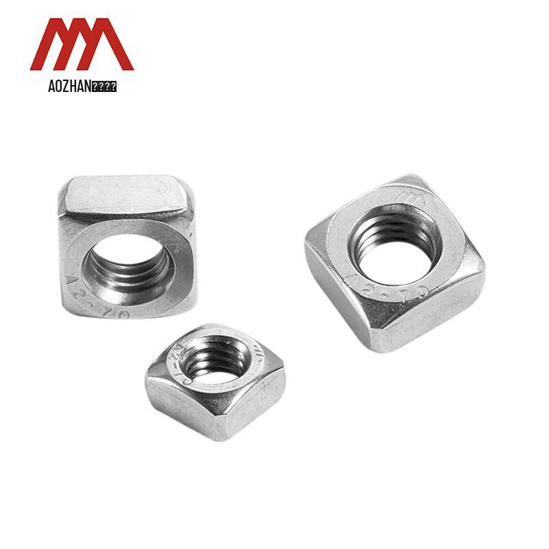 Aozhan 304 Stainless Steel DIN562 Square Nut