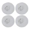 4PCS Lightweight D Ring Patch Round Kayak D Ring Portable Inflatable Boat D Ring  for Kayak
