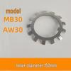 AN Locking Slotted Round Nut Set with KM Lock Washer (AW0405-14)