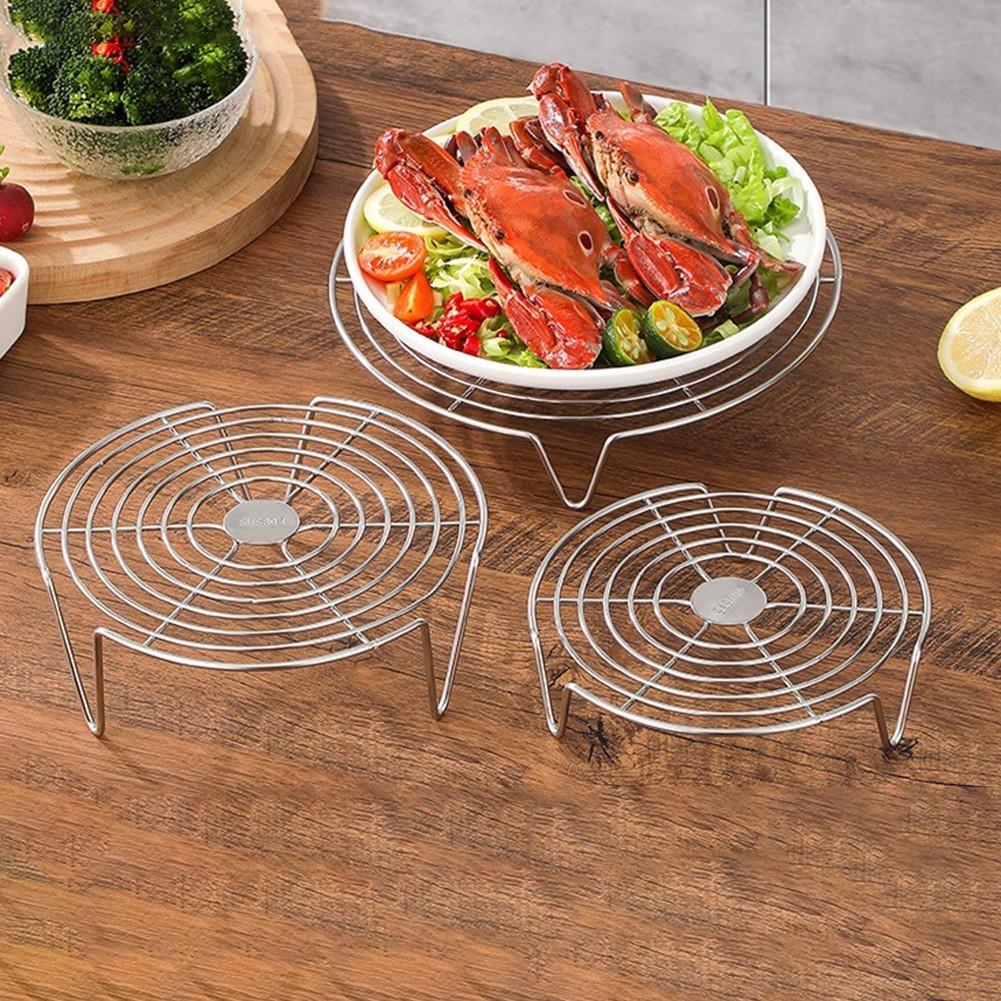 Matlaging Essential Steamer Stativ i rustfritt stål for grytepanne og wok rust
