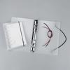 Strap Pp Binder With Frosted Detachable Looseleaf For A4b5a5 Transparent Documents