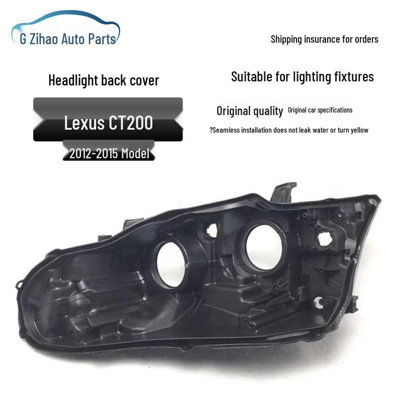 Black Base Shell for Lexus CT200 Headlight (2012-2015 Models)