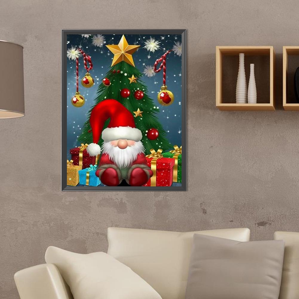 5D DIY Vollrunde Bohrer Diamantmalerei Santa Kit Heimdekoration Kunsthandwerk