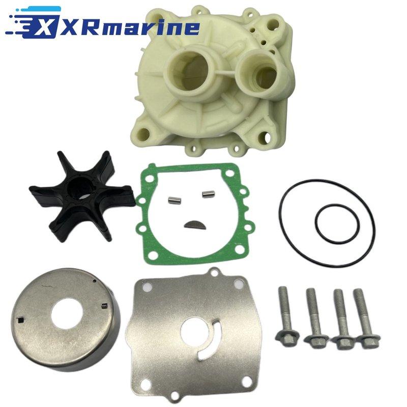 6E5-W0078 Water Pump Impeller Repair Kit with housing for Yamaha Outboard Motor 2 Stroke 115 130 HP 6E5-44352