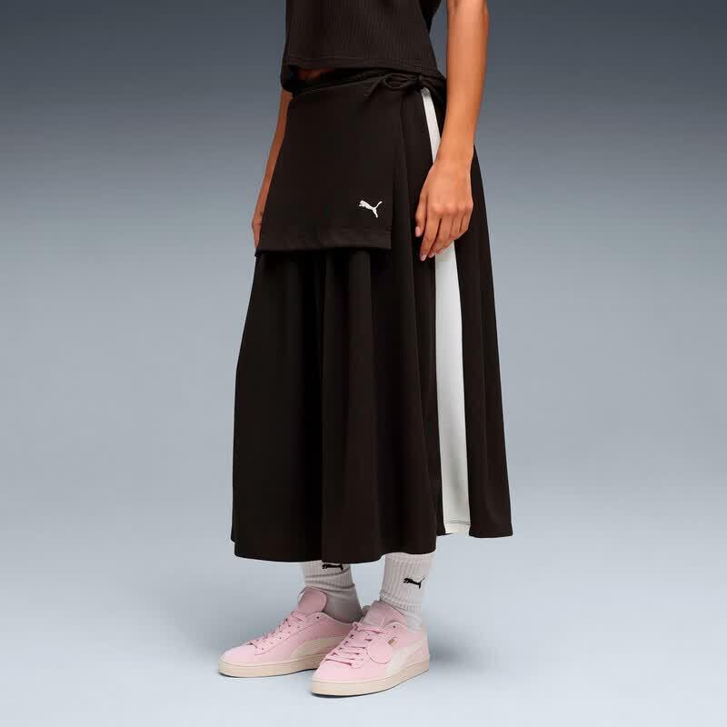 PUMA Women s Versatile Sporty Casual Maxi Skirt S