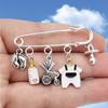 Baby Charm Brooch New Mom Jewelry Pin Mother's Day Gift for Women