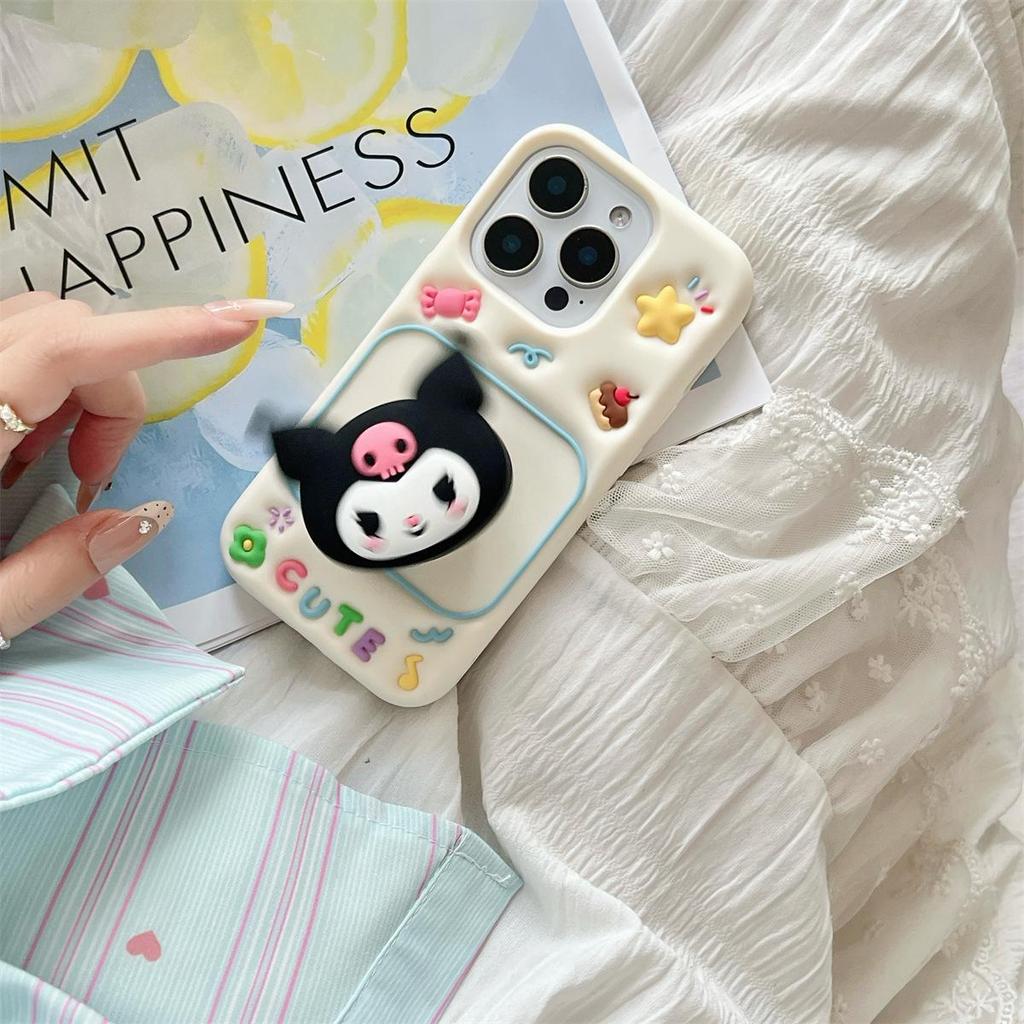 Sanrio Cartoon Rotating Stand Phone Case for iPhone 14/13/12/11 Pro Max
