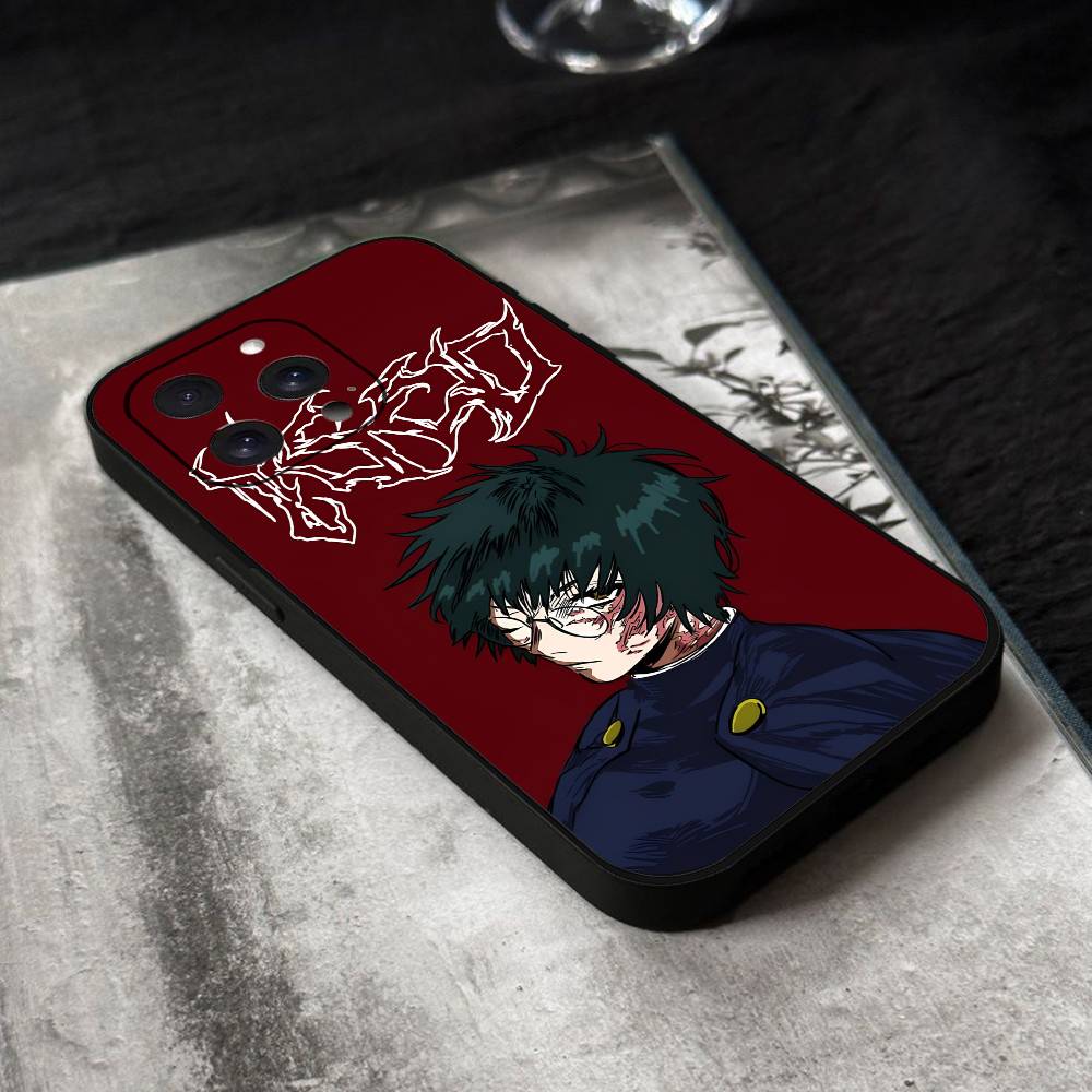 Maki Zenin Jujutsu Kaisen Anime Phone Case Black Silicone Soft Shell For IPhone 17 16 15 14 13 12 11 Air Pro Max Plus Hot Sale