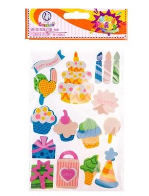 Decorative Party Stickers 16 PCS 5431