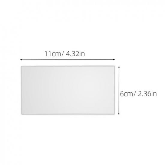 Car Stainless Steel Cosmetic Mirror Vanity Mirror Self Adhesive for Car Use