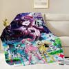 Anime Gushing über Magische Mädchen Decke Flanell warm Komfort weiche Plüschdecke für Sofa Wohnzimmer Büro Schlafzimmer Reise Geschenk