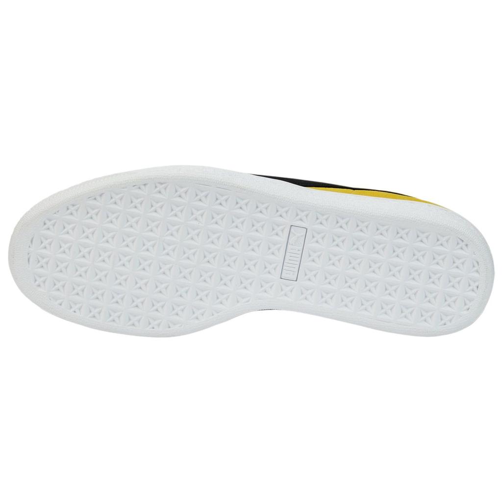 Puma Suede Classic 21 Sun Ray Yellow Unisex Sneakers Black White 374915-57