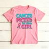 Cancer Picked The WrongunisexLeopard Letter Graphicunisex Summer Tshirt Breast Cancer Fighter Bold Motivational Short Sleeve Top