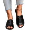 2024 heißer Verkauf Schuhe Damen Schnalle frauen Sandalen Plus Größe Casual Sandalen Frauen Runde Kappe Flache mit Schuhe weibliche Zapatos