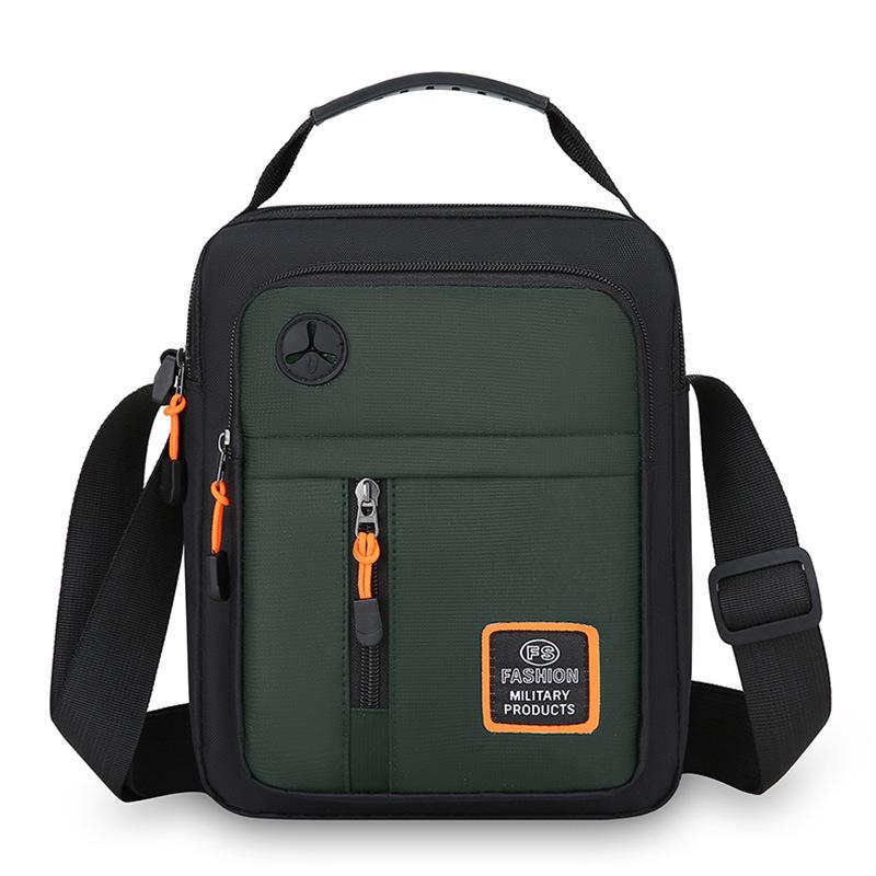 Portable Men's Bag - Casual, Large Capacity, Single Shoulder Bag with Multiple Compartments for Storage, Versatile Crossbody Bag