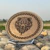 60.96 Cm Wolf Battleworn Wooden Shield Medieval Viking Warrior Shield Wall Decor Shield Best Gift for Decoration