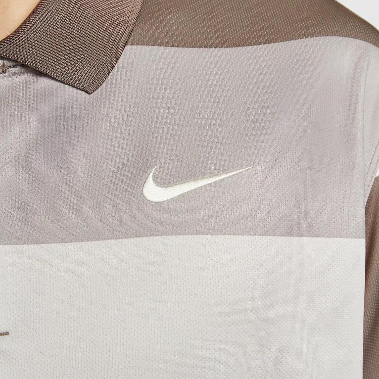 Nike Victory Dri-Fit Swoosh Comfortable Casual Simple Versatile Short Sleeve Polo Shirt Men Tops Brown FZ7449-233