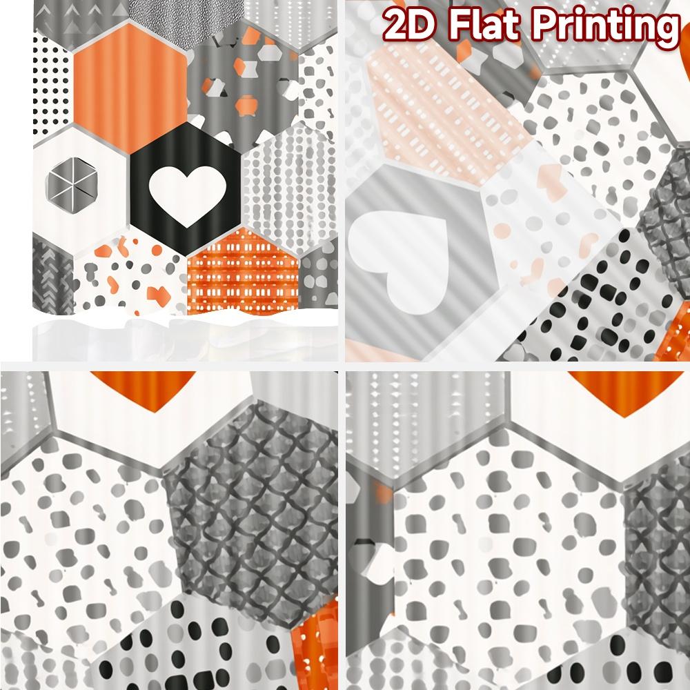 2 szt., zasłony DRUKOWANE PŁASKO 2D (Bez Roda) Zasłony świąteczne z nadrukiem cyfrowym, wzór kraty, można prać w pralce