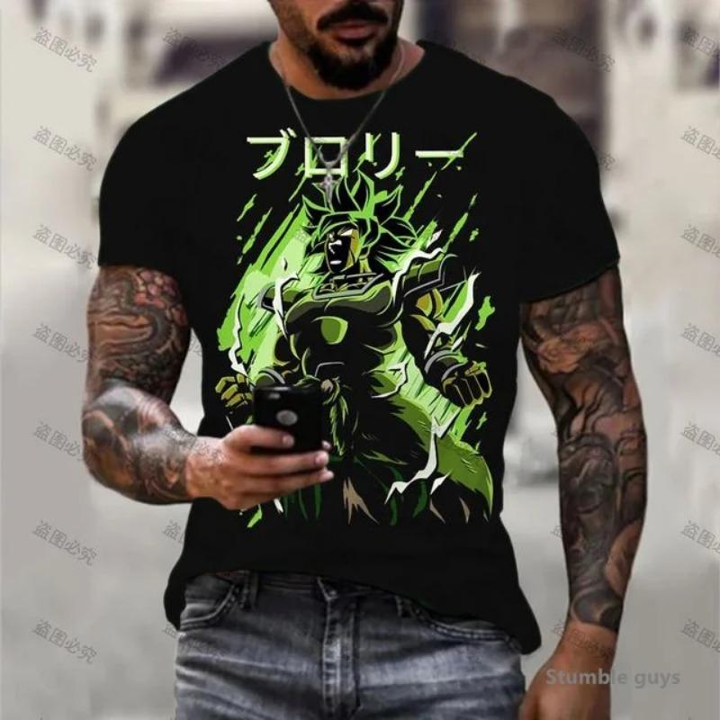 2026 Men's All Match Anime Dragon Ball T-shirt Unisex Goku Vegeta Super Saiyan Kakarot Oversized TshirtShort Sleeve