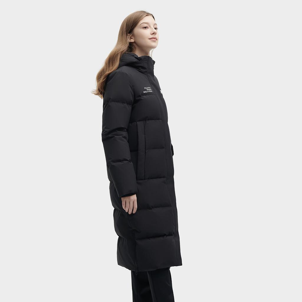 New FILA ORIGINALE Down Jacket Women's Jet Black F11W349910F-BK