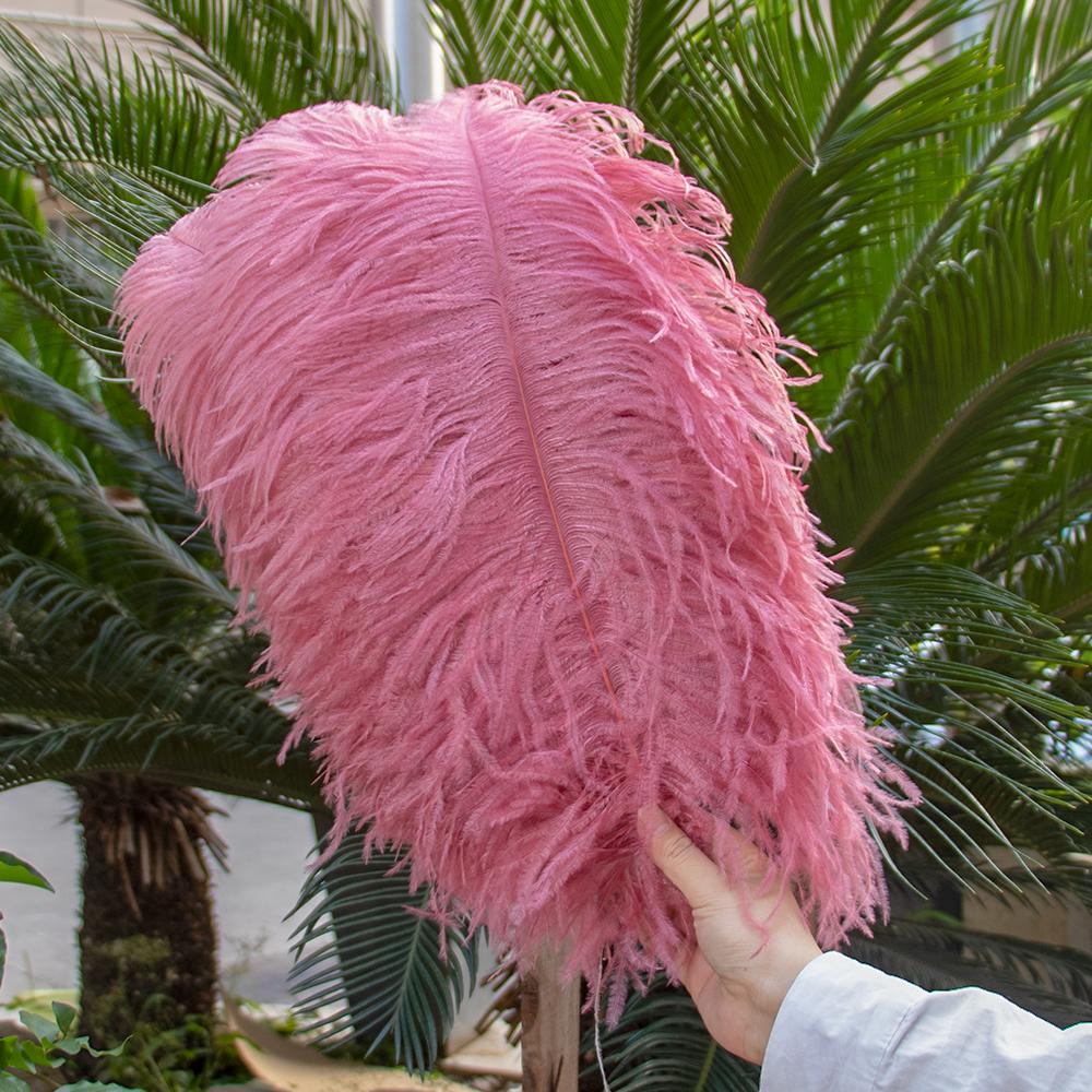 10PCS Ostrich Feathers 35-60cm Black Ostrich Feather for Diy Wedding Table Centerpiece Home Vase Decoration Crafts High Quality