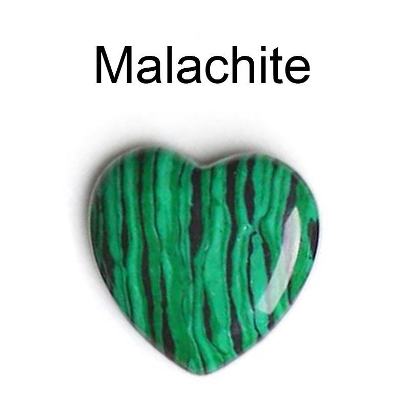 Heart-Shaped Natural Crystal Gemstone Pendant (20mm)