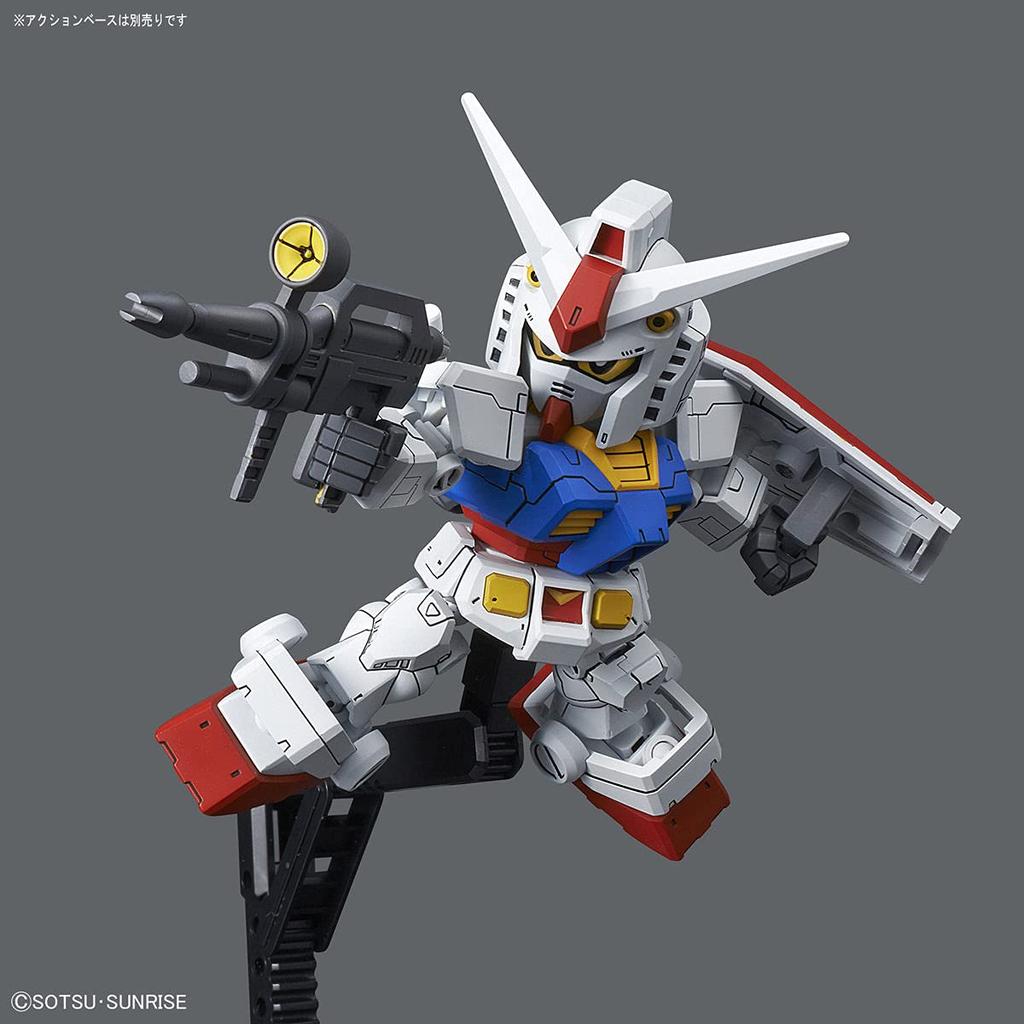 SD Gundam Cross Silhouette Gundam Cross Silhouette Rama Zestaw Modelu Plastikowego RX-78-2 i Zestaw, Wstępnie Pokolorowany