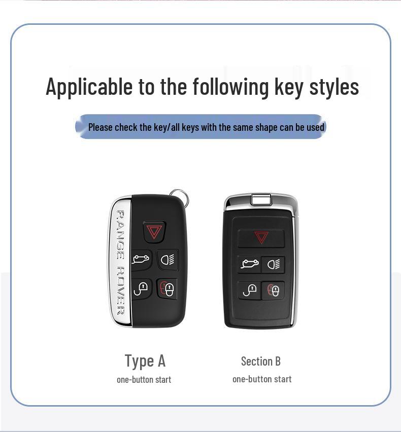 Land Rover Schlüsseltasche: Passend für neuen Range Rover Sport, neuen Defender, Discovery 5 - Schutzhülle für Autoschlüssel für Männer & Frauen
