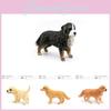 Realistic Golden Retriever And Bernese Mountain Dog Figurine Set Perfect For Collectors