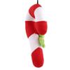 Christmas Pet Dog Toy Candy Cane Crutch Shape Chew Bite Training Tool Teether Cane Cleaning Dog Interactive Toy Bite-resistant