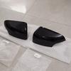 2x Gloss Black Side Rearview Mirror Cover Cap Clip-on For Ford Ranger 2015-