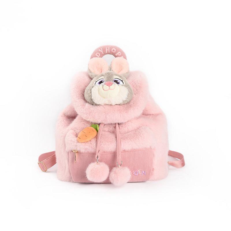 Disney Zootopia Judy & Nick Winter Plush Backpack 28×12.5×30 cm