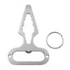 1/2/3Pcs Manual Wrench Keychain with Bottle Opener Compact Design Portable Personal Outdoor EDC Survival Tools