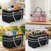 Craft Organizer Tote Bag MultiplePocket with Pockets Structured for Teachers,