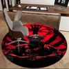 1pc Jujutsu Kaisen Satoru Gojo Round Carpet, Chair Mat for Office, Home Decor, Living Room