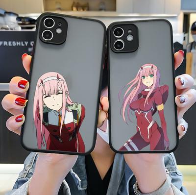 Anime Darling in the Franxx Zero Two Handyhülle für iPhone 12 11 Pro XS MAX X 7 XR SE20 8 6Plus Hartschale Matte Hülle