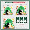 Christmas Tree Cat Cushions Pillowcase Polyester Cushion Cover Throw Pillow Pillowcover Home Car Sofa Decor