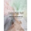Fairy Mist Transparent Tulle Lace Fabric: Soft, Handmade Mesh for DIY Clothing & Veils