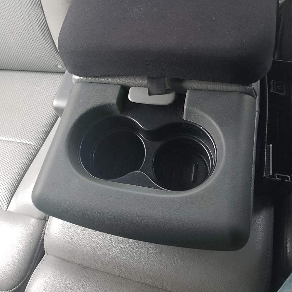 PIT66 Center Console Cup Holder, Compatible with 04-14 Ford F150 Gray