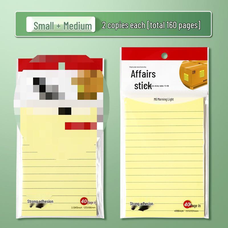 Mornsun Large Lined Sticky Notes for Students