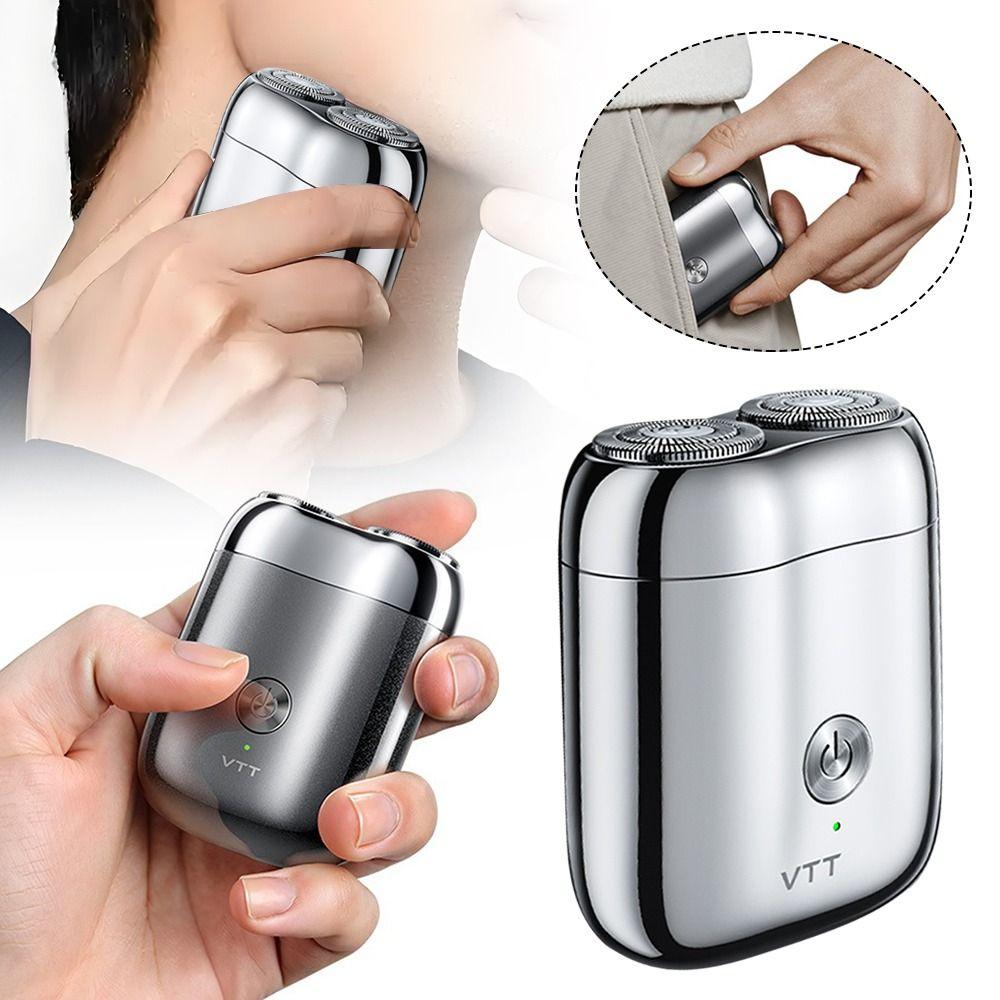 Rechargeable Men's Beard Razor Mini Pocket Razor Durable Electric Shaver  for Home&Travel