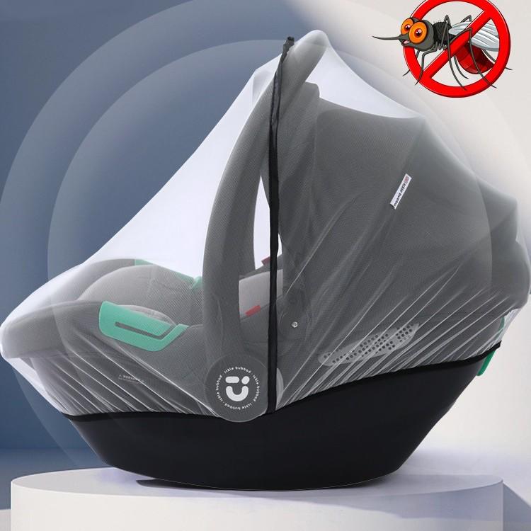 Expanded Mosquito Net Cover for Child Safety Seat - Dense Insect Protection