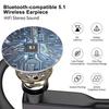 YYK-525 Bluetooth 5.1 Sluchátko Digitální Displej Redukce Šumu Business Jednoruční Handsfree Bezdrátové Sluchátko pro Řízení
