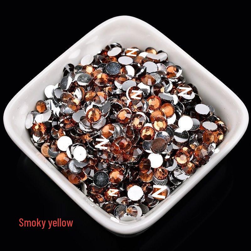 2-6mm Round Flatback Resin Rhinestones for DIY Phone Cases & Nail Art - Imitation Austrian Design