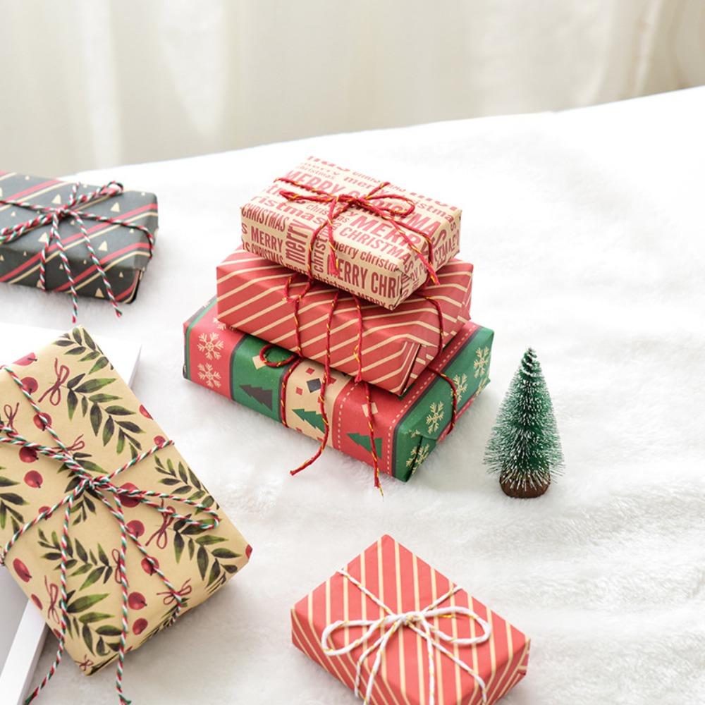 Mini Christmas Tree Gift Bag Pendant with Rope Christmas Decorations  Navidad