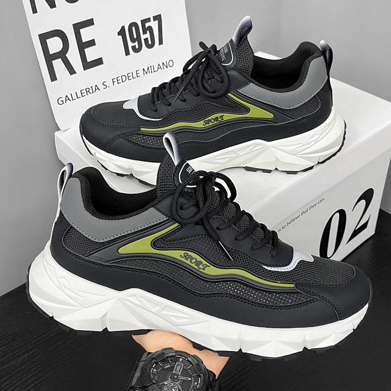 

Мужские кроссовки для зала Дышащая сетка Низкий верх Мужская обувь Мужская обувь для активного отдыха Спортивная обувь Бесплатная доставка Мужские кроссовки 44 чёрный